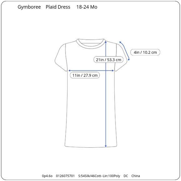 NWT Gymboree Plaid Christmas Dress Baby Girls 18 24 Months Holiday Silk Layered - Picture 10 of 10